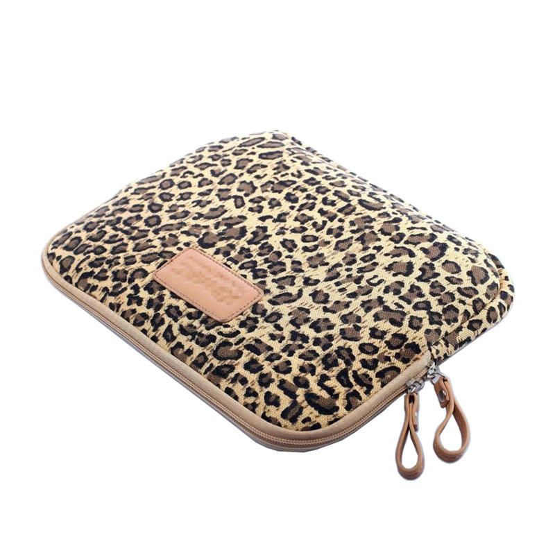 Leopard Print MacBook Air Pro Sleeve 13.3inch Laptop Sleeve Bag Handbag Sleeve Case
