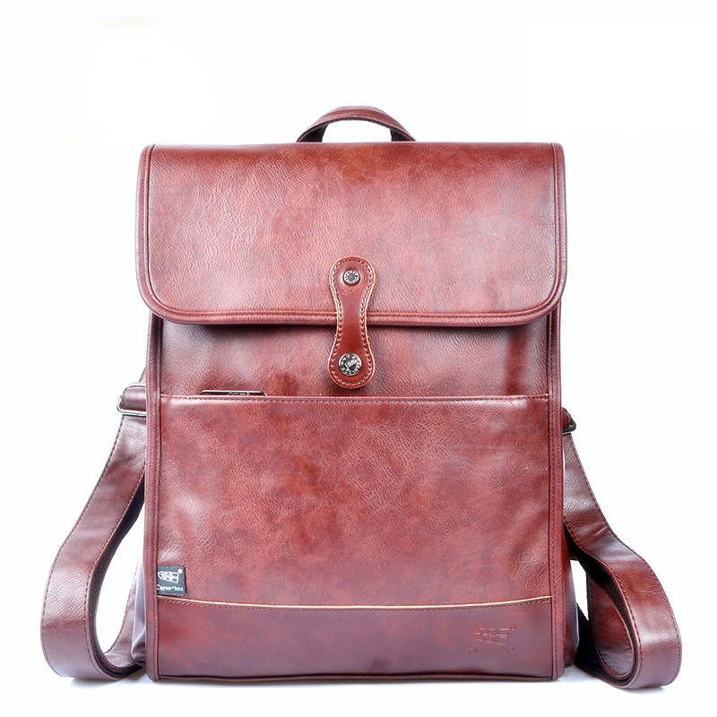 Vegan Leather Backpack Vintage for Women Travel Backpack School Bag