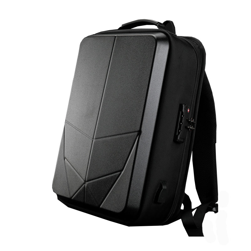 Hard Shell Backpack 15.6inch with Lock Anti-theft Backpack USB Charging