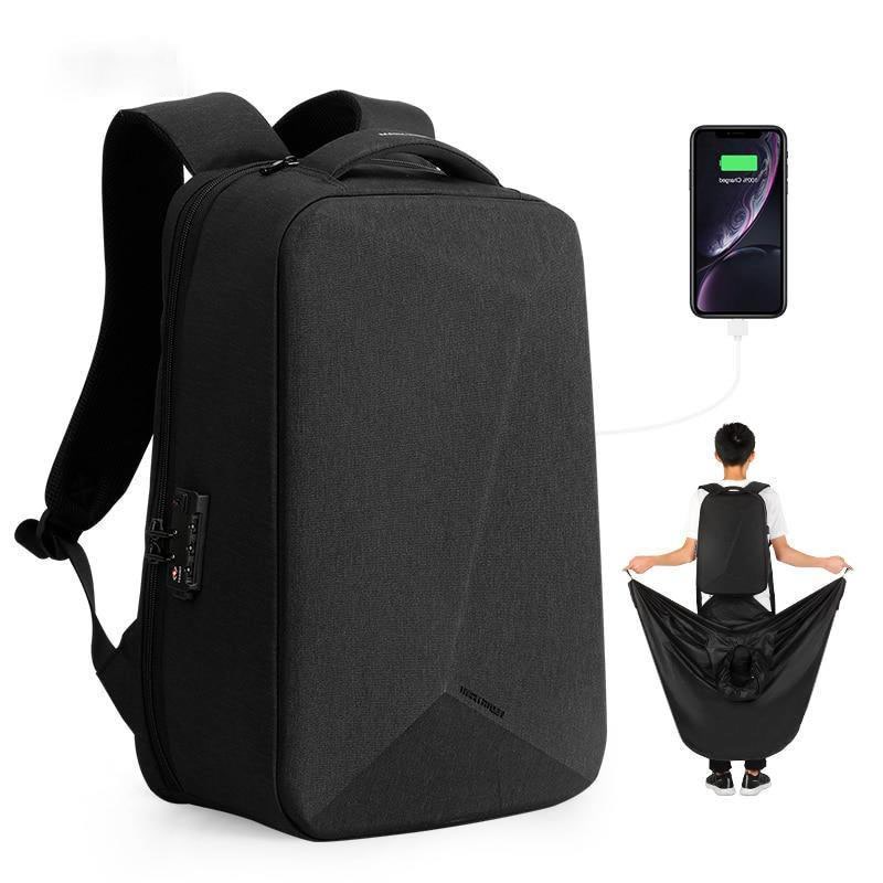 Travel Backpack with Raincoat Anti-theft Men Backpack Waterproof 15.6 inch Laptop Bag Man Travel Bag