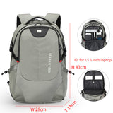 Backpack with Multiple Compartments USB Charging Port 15inch Laptop Backpacks