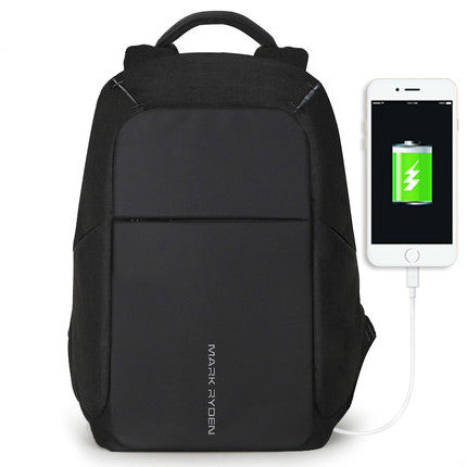 Laptop Backpack with Hidden Pocket 15inch for Men USB Charging Port Travel Backpack