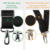 ZINZ Shoulder Strap 58" Universal Handbag Strap with Ultra-Thick Fixed Padded and Dual Balanced Adjustable Buckles  for Briefcase Messenger Laptop Bag Luggage