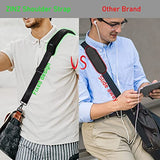 ZINZ 77 Inch Shoulder Strap Univesal Bag Strap with Fixed Pad Ultra Thick Plus Long & Breathable Cushion, Replacement Strap for Bags