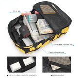 Backpack for Ladies laptop Canvas School Travel Backpack Printing Book Packbags