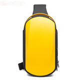 Hard Shell Sling Crossbody Bag TPU Waterproof Travel Bag Messenger Backpack Chest Bag for Women Men