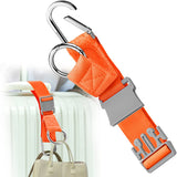 Add A Bag Luggage Strap Jacket Gripper, ZINZ D-Ring Hook Baggage Suitcase Straps Belts Travel Accessories