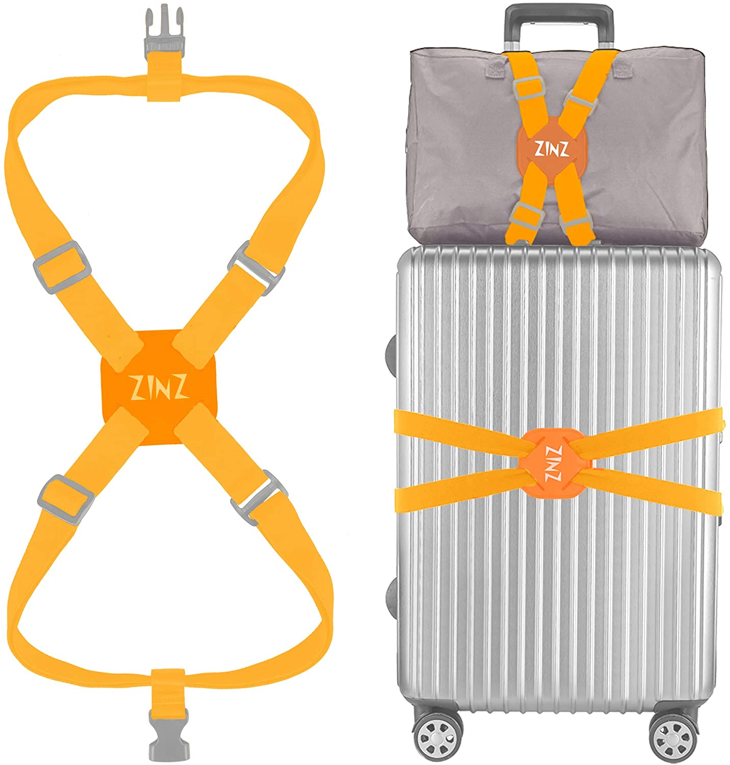 thumbnail image 2 of Personalised Luggage Straps For Suitcases, Embroidered Name/Text... 2 of 12