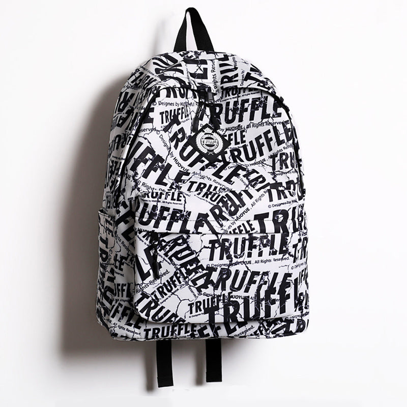 Fashion  Doodle Backpack for Men Women Lightweight Waterproof