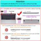 MacBook Pro 13 inch Case A2338 M1 A2289 A2251 A2159 A1989 A1706 A1708 Plastic Hard Shell Case&Bag&Keyboard Cover&Screen Protector