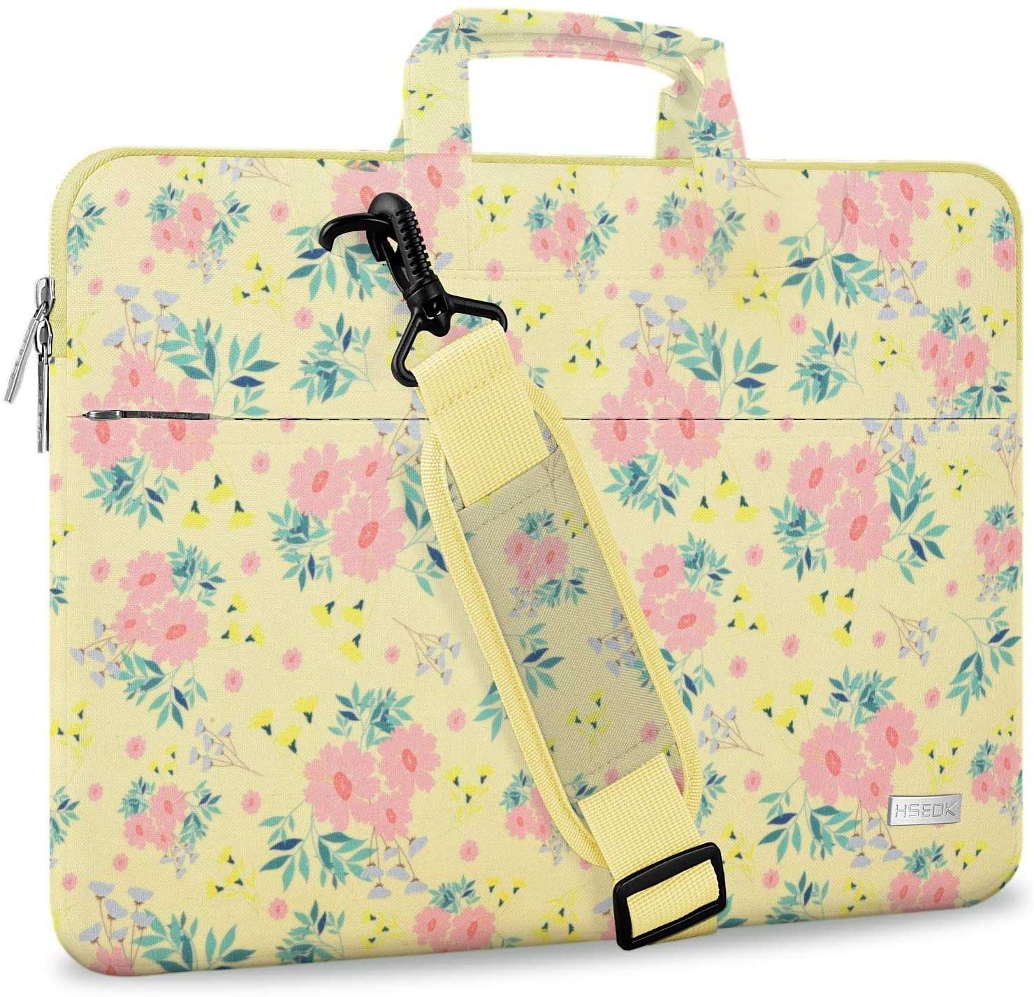 Laptop Shoulder Bag for MacBook Air/Pro, XPS 13, Surface Book 13.5" Spill-Resistant Handbag with Shoulder Strap