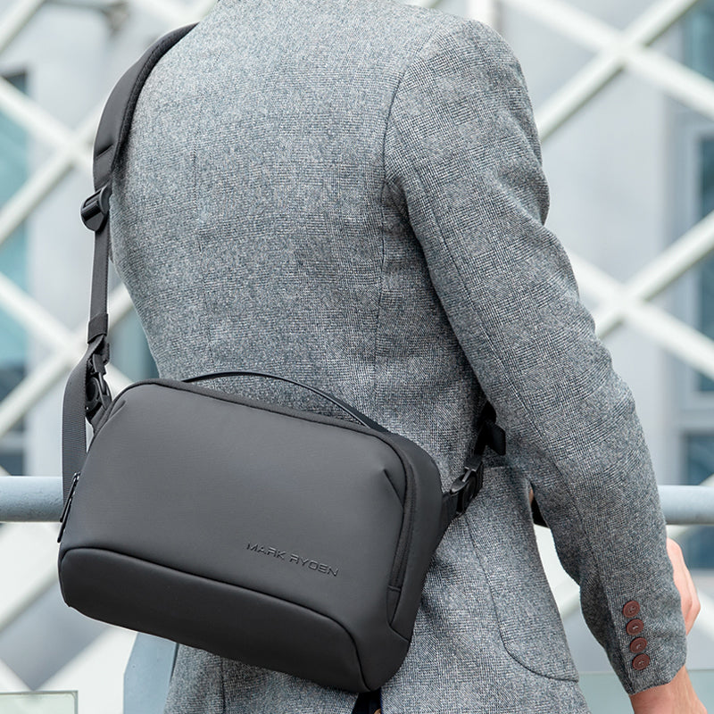 Crossbody Bag for Men Water Repellent Shoulder Bag Short Trip for 9.7 inch iPad