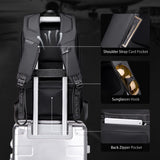 Hard Shell Backpack with Lock Waterproof for Men Hard Shell Business Travel Backpack