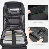 Fashion School Backpack for Men USB Charging Backpack Men Laptop Backpacks Water Repellent