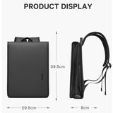 Slim Laptop Backpack for Men Waterproof USB Charging Port 15.6 Inch