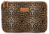 Leopard Print Sleeve Bag for Women Canvas Laptop Sleeve PC Case Pouch Notebook Bag For Dell HP Lenovo