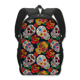 Grim Reaper Skull Backpack for Teenage Boys Children School Bags Punk Women  Travel Bags