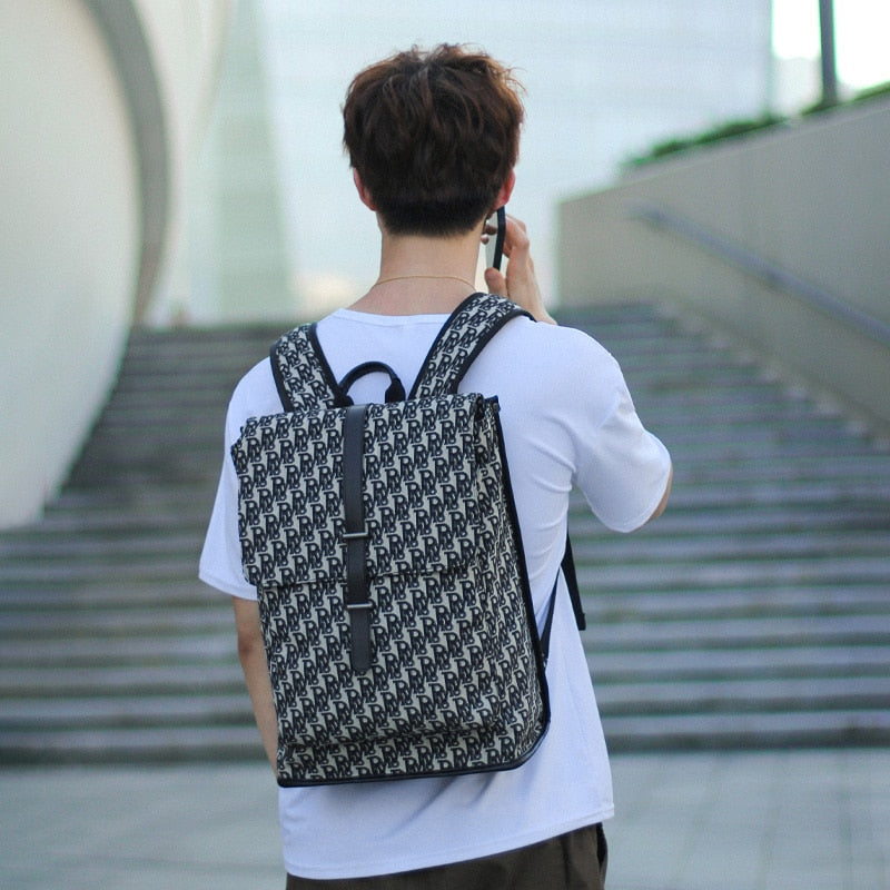 Slim Laptop backpack for Work Men School Backpack Business Travel Backpack