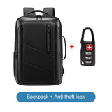Men's Business Travel Backpack Waterproof Bags Male Business 15.6 Inch Laptop Backpack USB Charging