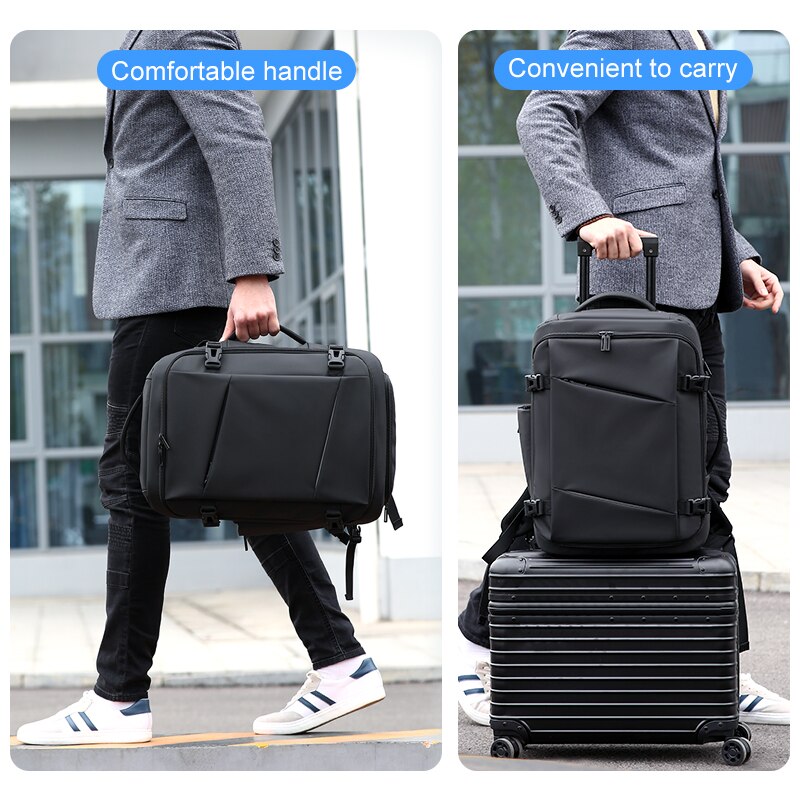 Backpack with Shoe Compartment for Men 33L Travel Laptop Backpack Multifunction Business