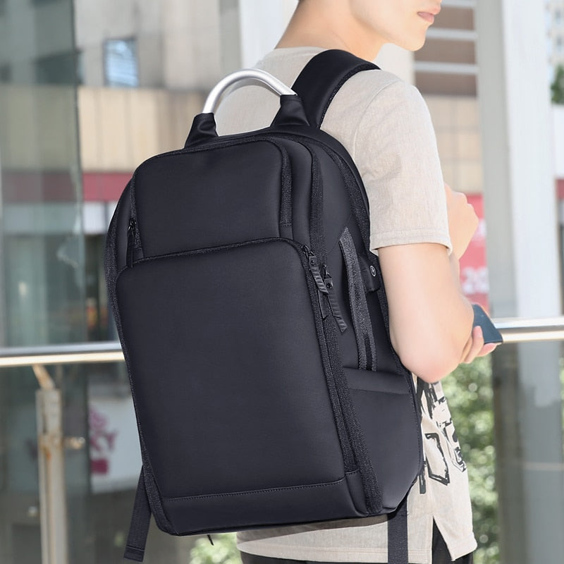 Business Travel Backpacks for Men 15.6inchLaptop Backpack USB Charging Port Nylon Waterproof Backpacks