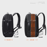 Business Travel Backpack Carry-on 39L Laptop Bag Expandable Backpack Waterproof Outdoor Backpack