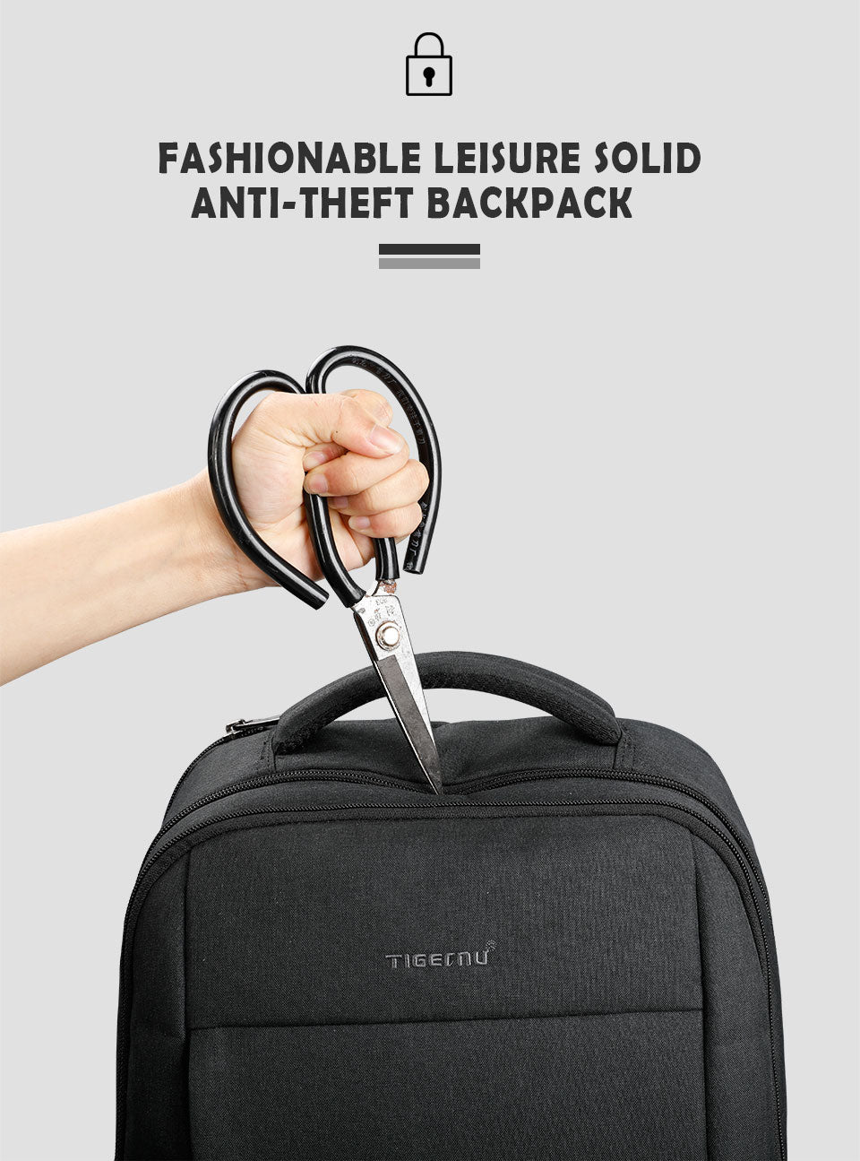 Business Laptop Backpack Anti-theft Daypack for Men 18L Laptop Backpacks Fashion School Bagpack