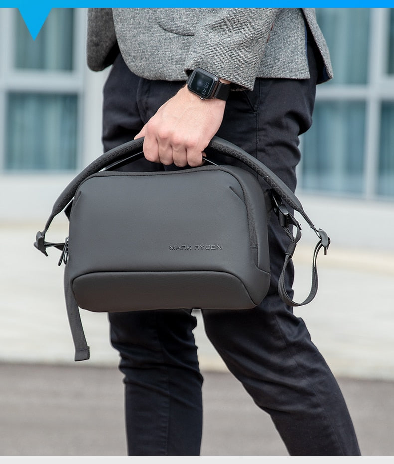 Crossbody Bag for Men Water Repellent Shoulder Bag Short Trip for 9.7 inch iPad