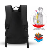 Slim Laptop Backpack Fashion USB Charging Port for Men 14inch Travel Personality Backbag For Women