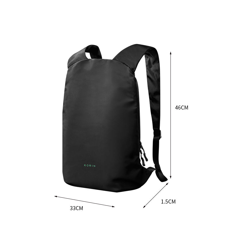 Slim Backpack Lightweight Short Trip Backpack 9.5L Outdoor Travel Daypack