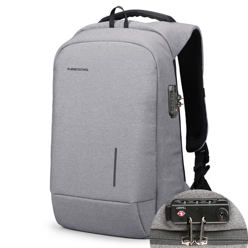Anti-theft Backpack for Men 15inch Multifunction USB Charging Bags Laptop Backpack