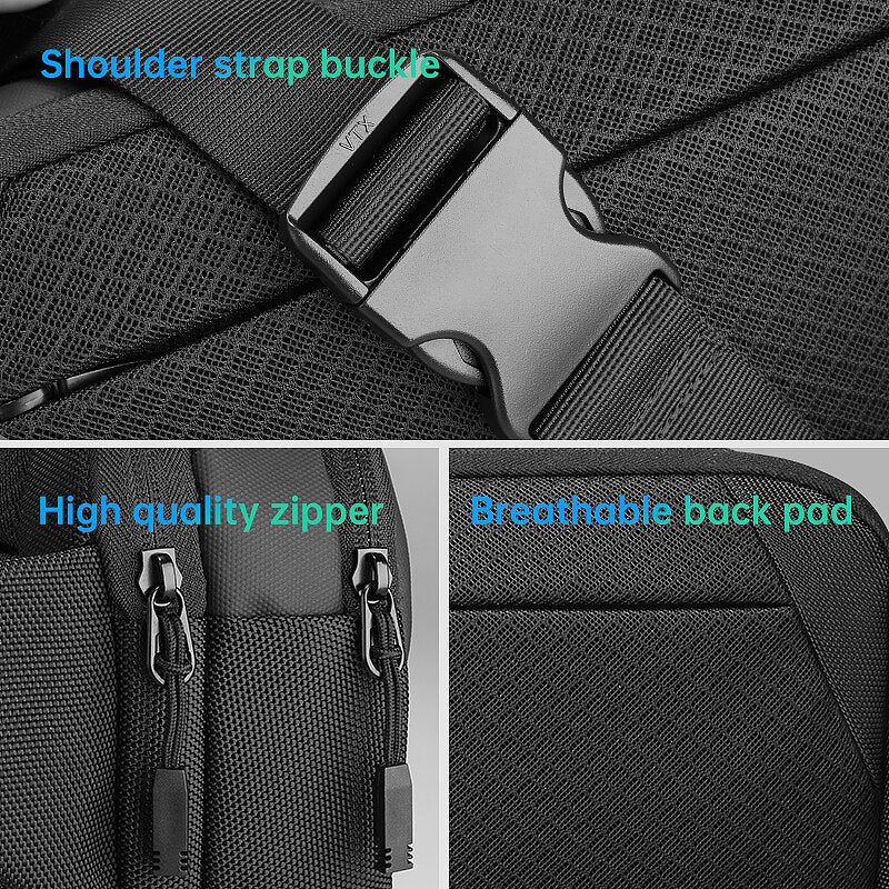 Sling Crossbody Bag Crossbody Business Travel Bag Water-repellent Shoulder Bag