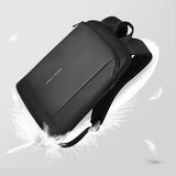Super Slim Laptop Backpack for Work Men 15.6 inch Work Man Backpack Business Bag Unisex Black