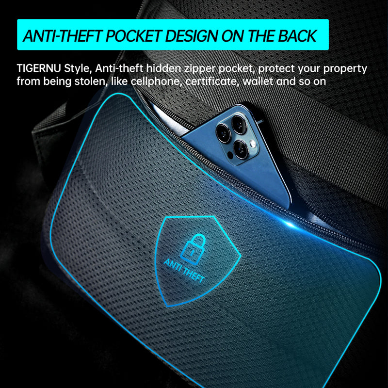 Anti-theft TSA Lock Laptop Backpacks for Men 15.6inch USB Charging Laptop Backpack