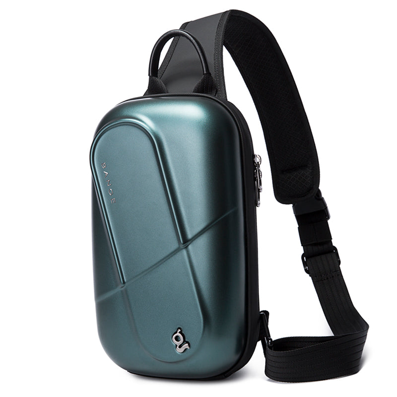 Hard Shell Sling Crossbody Bag for Men Paper Clip Women Travel Backpack Hard Shell Waterproof Bag