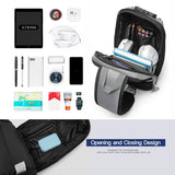 Sling Crossbody Bag Rivet Crossbody Bags for Travel Bag Anti-theft USB Charging Water Repellent Shoulder Bag