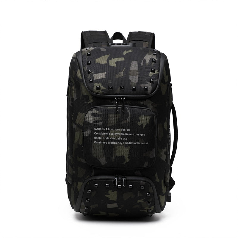 Backpack with Shoe Compartmentg Stylish Anti-theft USB Charging 15.6 Inch Laptop Backpacks Waterproof