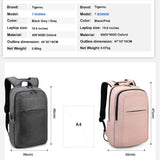 Stylish Laptop Backpacks for Ladies with Lock Anti-theft USB Charging Port 15.6inch Travel Backpack
