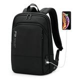 Slim Laptop Backpack 15.6 Inch Black Business Expandable Laptop Backpacks School Bags