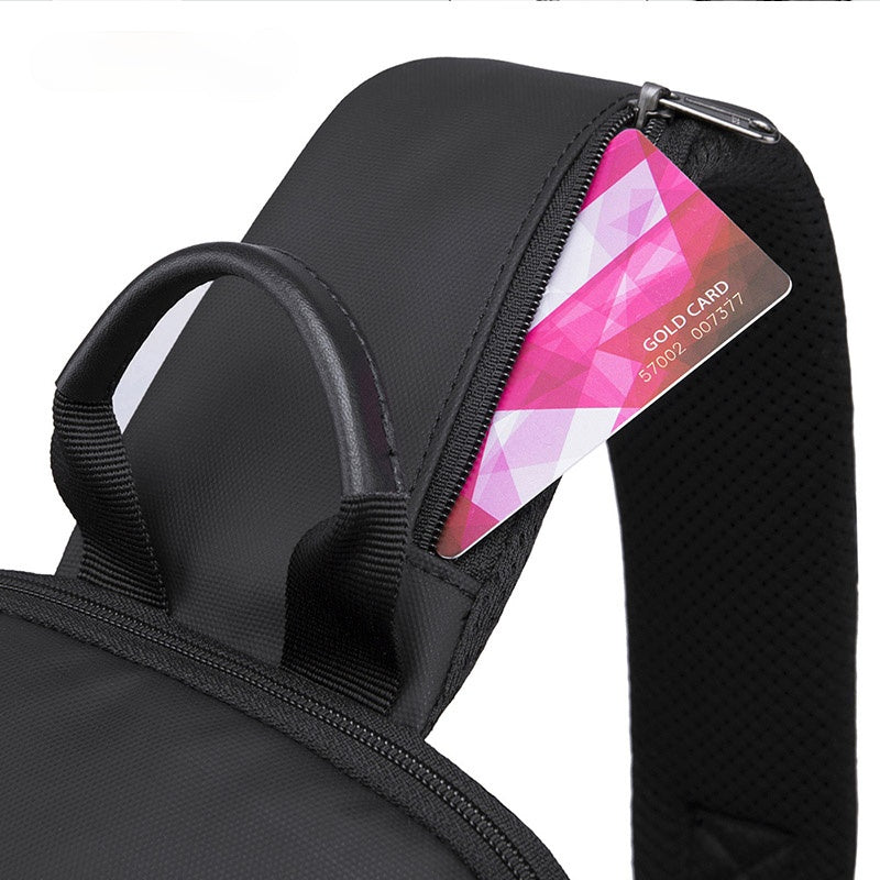 Sling Crossbody Bag for Men Travel Bag USB Recharge Crossbody Bag Shoulder Bag Waterproof