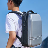 Hard Shell Backpack Stylish for Men Women with Lock USB Charging Port School Bag 15.6inch