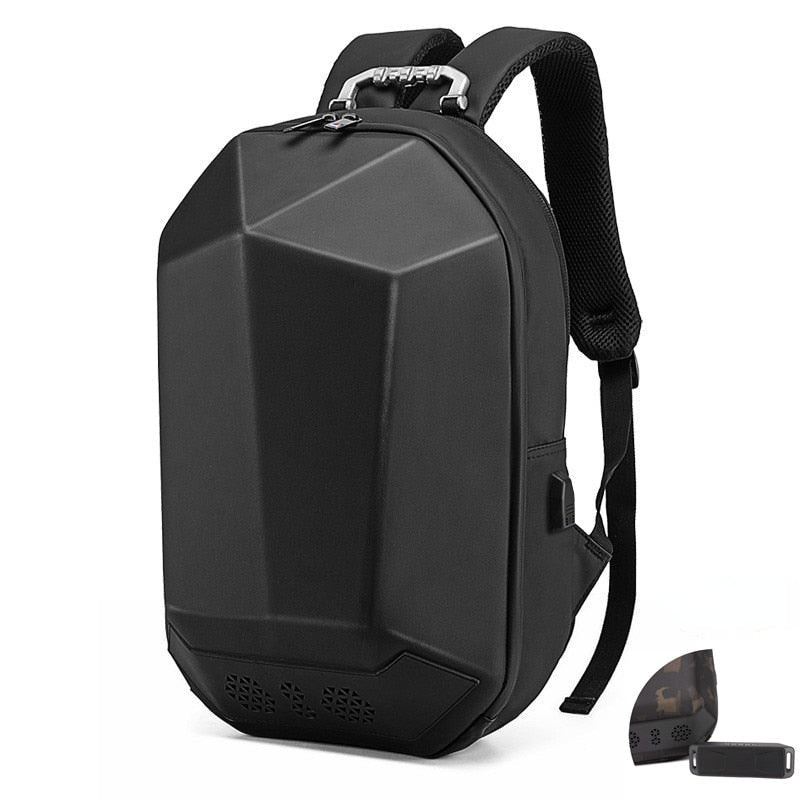Hard Shell Backpack with Bluetooth Soundbar Waterproof Teenager Schoolbag Travel Backpack