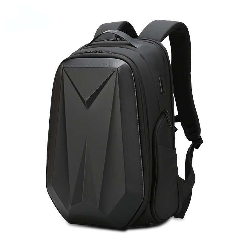 Backpack with Chest Strap for Men Hardshell 15.6 Inch Laptop Backpack with USB Charging Travel Backpack