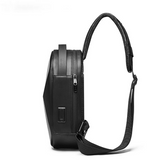 Hard Shell Sling Crossbody Bag Hard Shell Crossbody Bag USB 3.0 Charging Waterproof